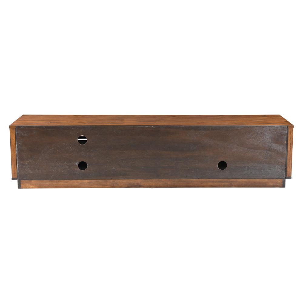 Wide Tv Stand, Walnut. Picture 4