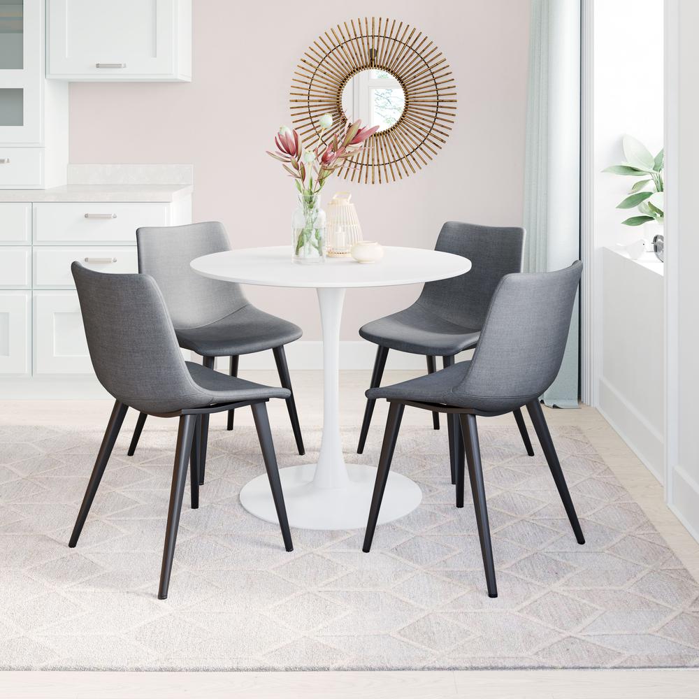DanielSteel Dining Chairs (Set of 2) - Gray/Black, Belen Kox. Picture 8