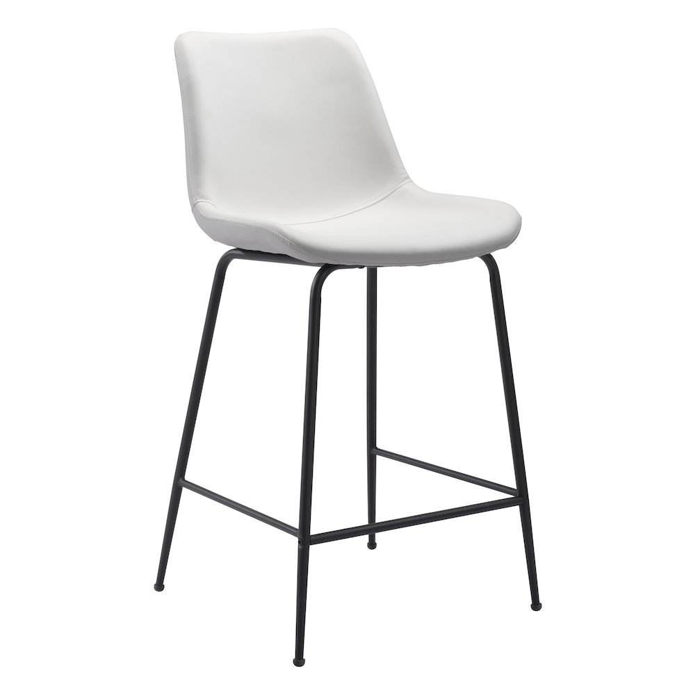 Byron Counter Stool White. Picture 1