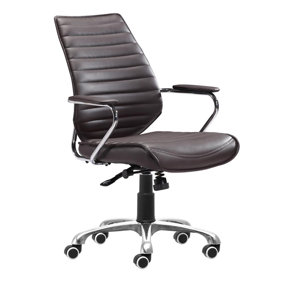 Enterprise Low Back Office Chair Espresso. Picture 1