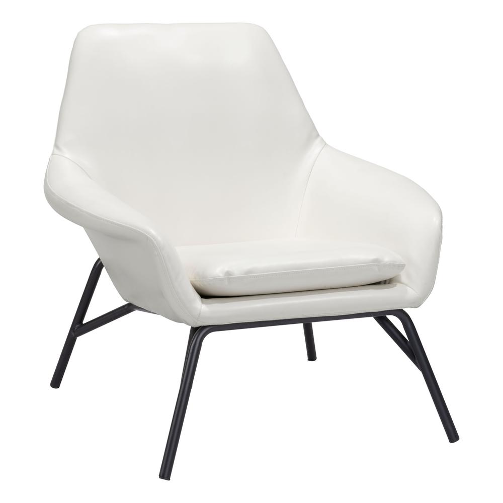 Javier Accent Chair White. Picture 1