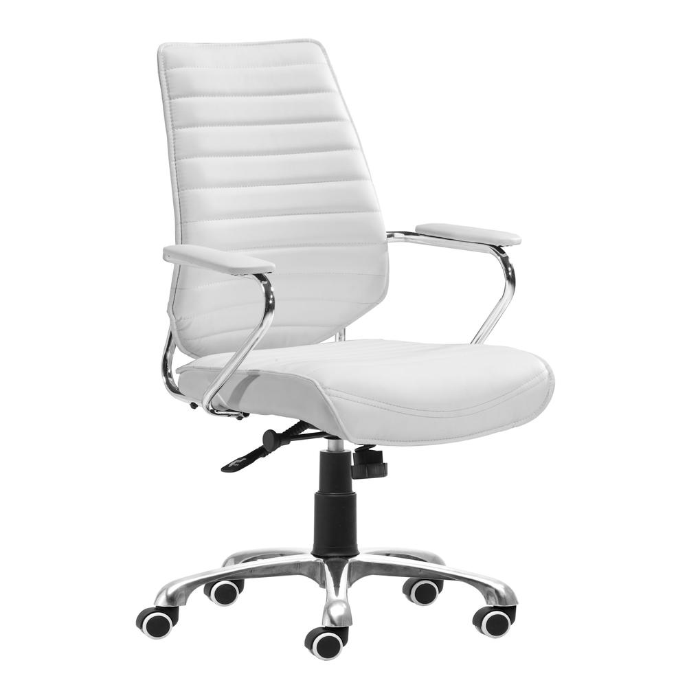 Low Back Office Chair, White, Belen Kox. Picture 1