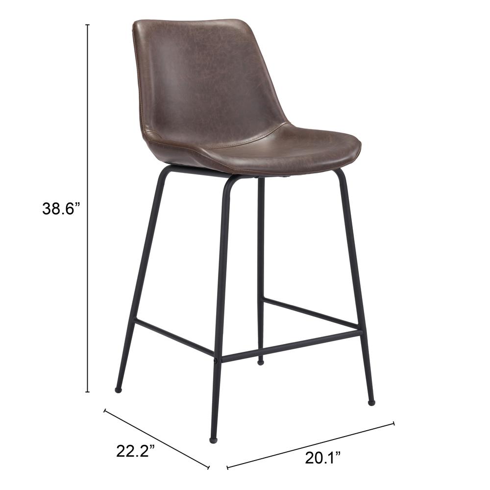Byron Counter Stool Brown. Picture 8