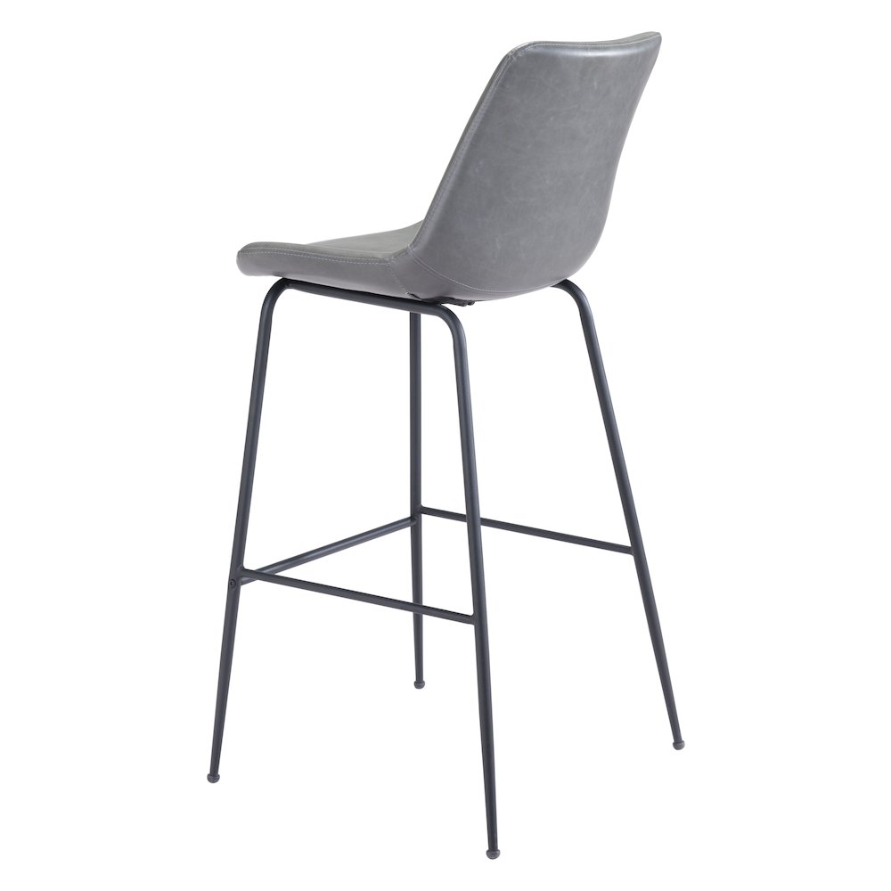 Byron Barstool Gray. Picture 5