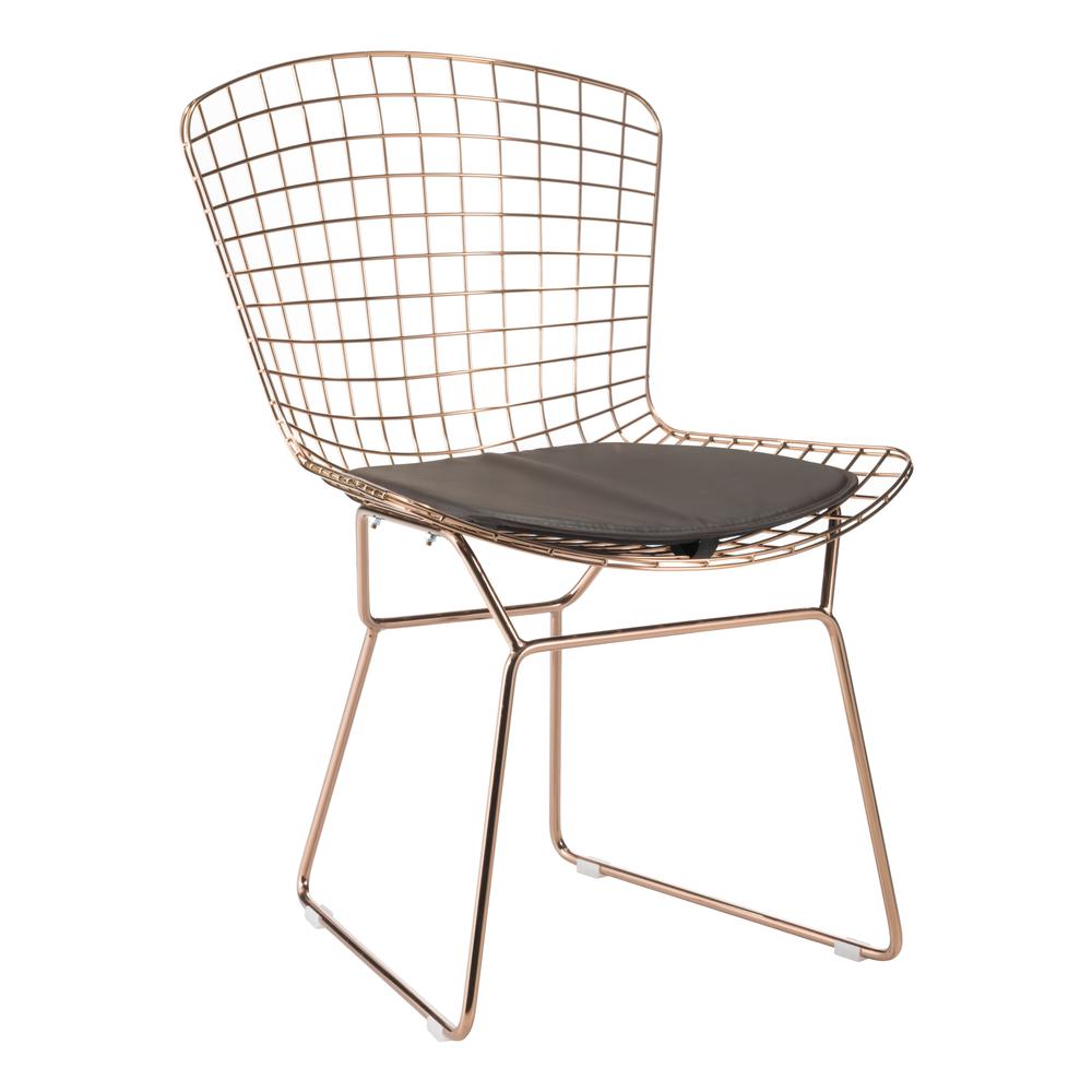 Wire Chair Cushion Espresso. Picture 4