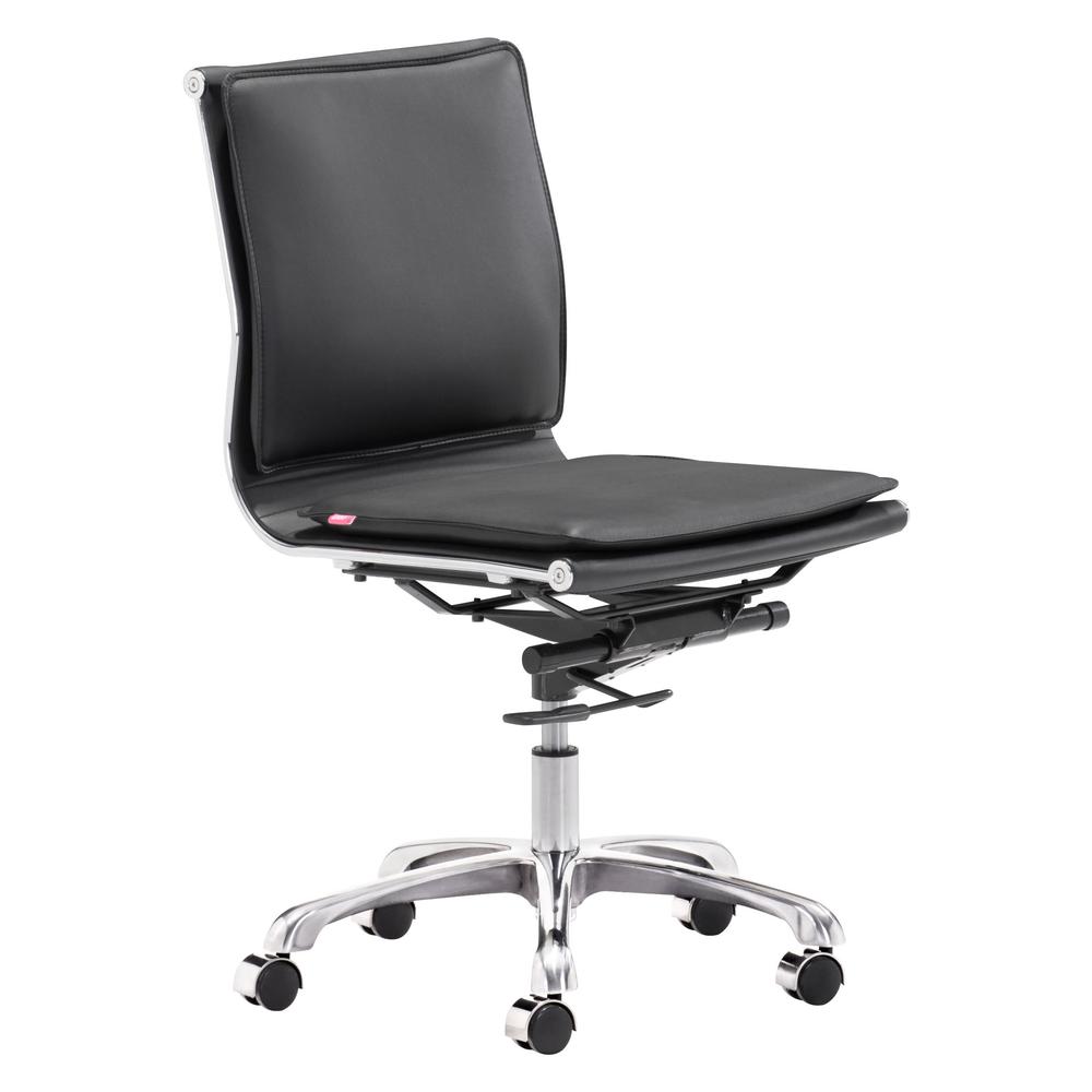 Lider Plus Armless Office Chair (Black), Belen Kox. Picture 1