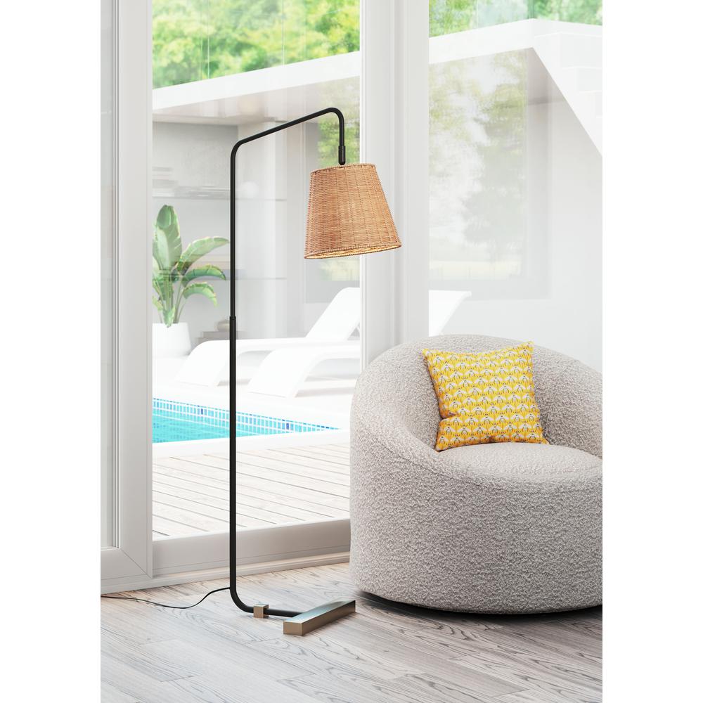 Malone Floor Lamp Natural. Picture 6