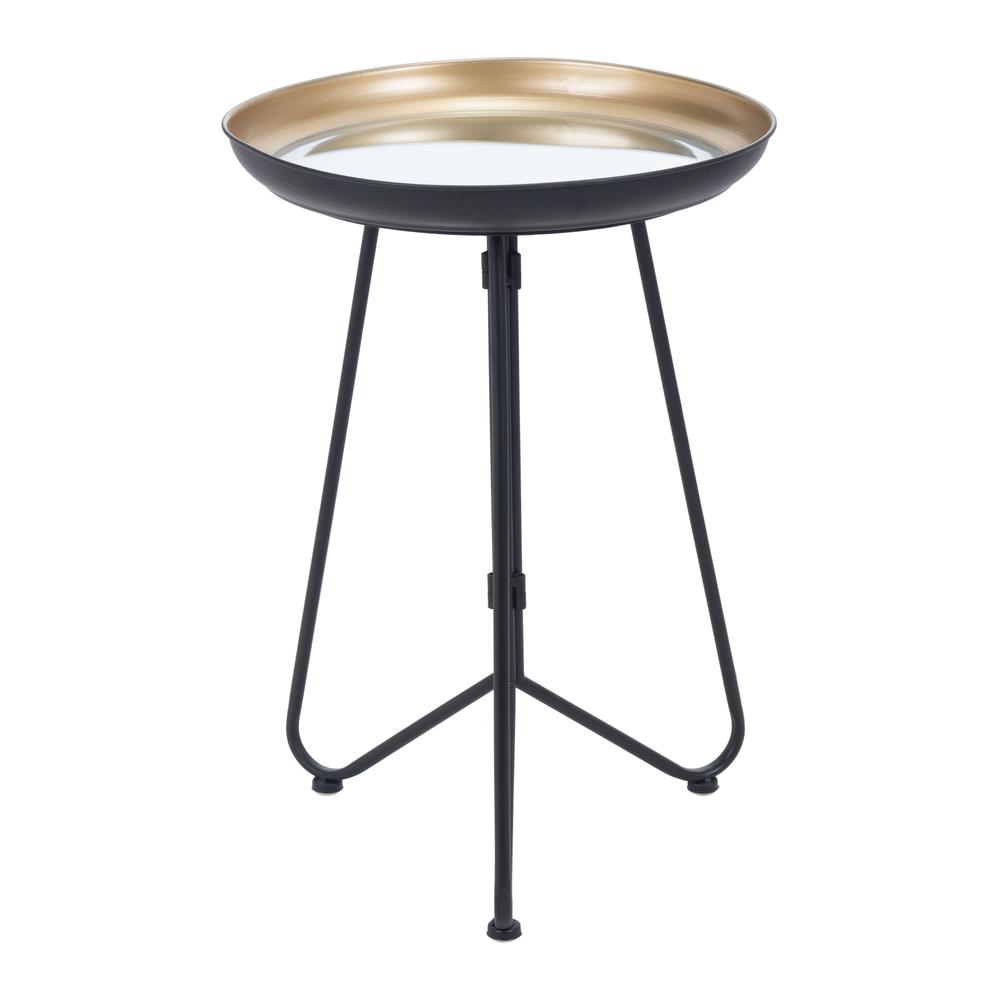 Foley Accent Table Gold & Black. Picture 2