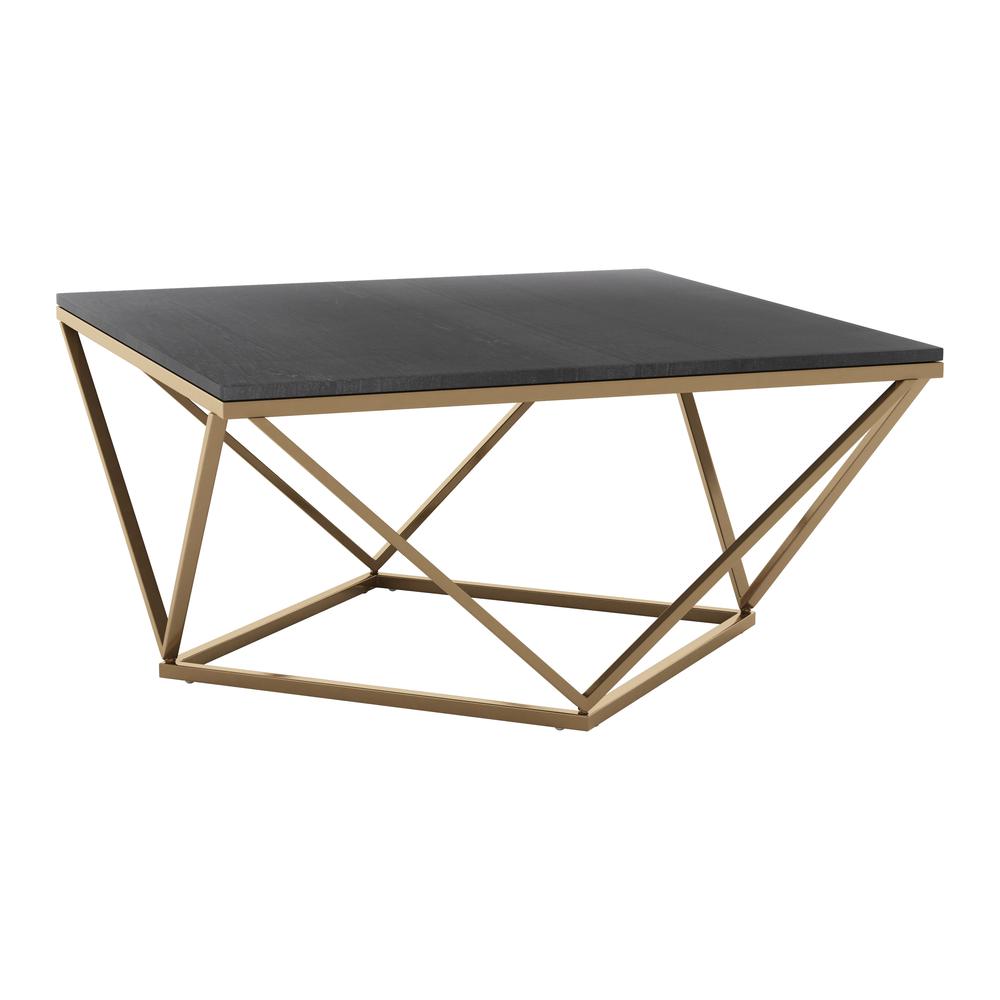 Verona Coffee Table Black & Gold. Picture 1