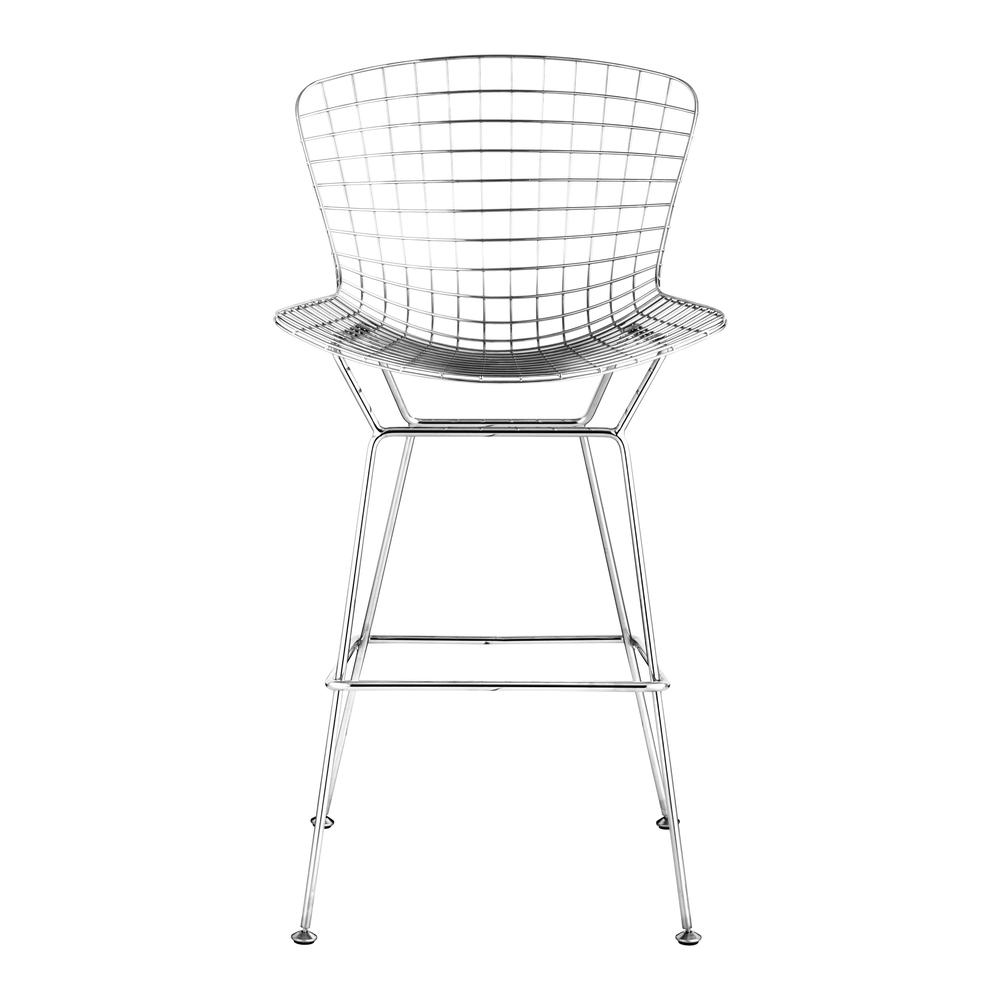 Wire Barstool (Set of 2) Chrome. Picture 4
