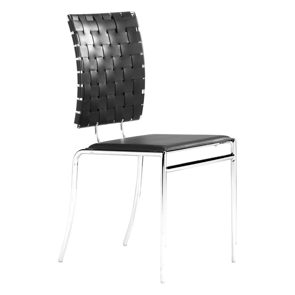Cross Dining Chair Black. Picture 1