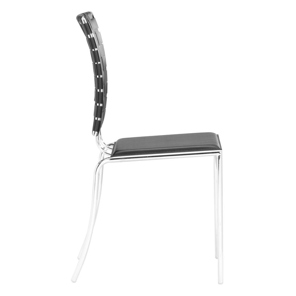 Cross Dining Chair Black. Picture 2