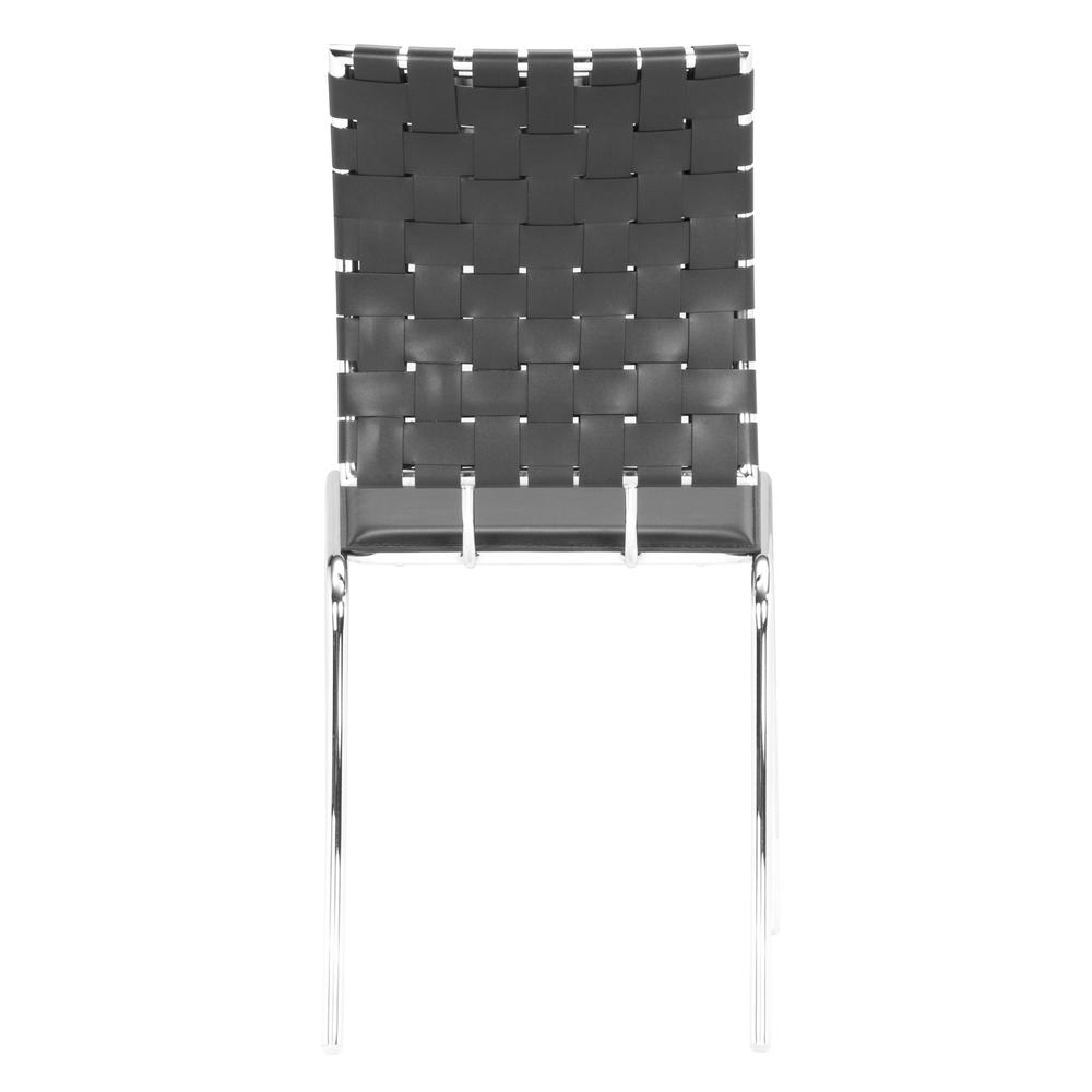 Cross Dining Chair Black. Picture 4