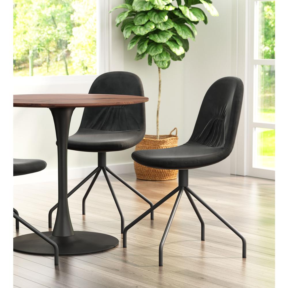 Slope Dining Chair (Set of 2) Black. Picture 7