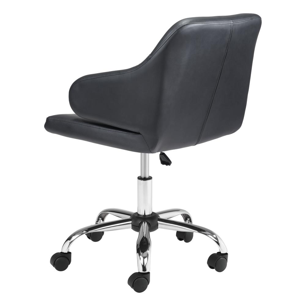 Designer Office Chair Black. Picture 5