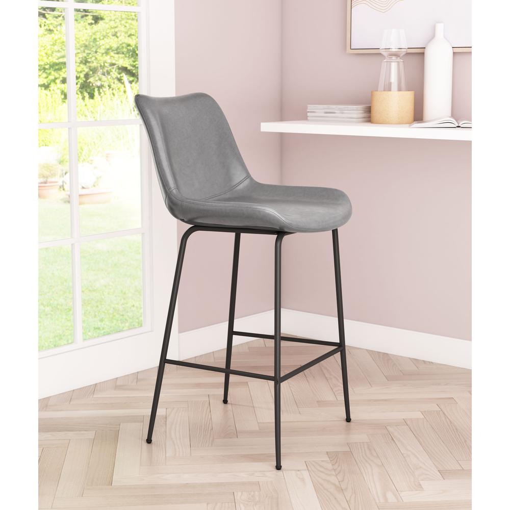 Byron Counter Stool Gray. Picture 6