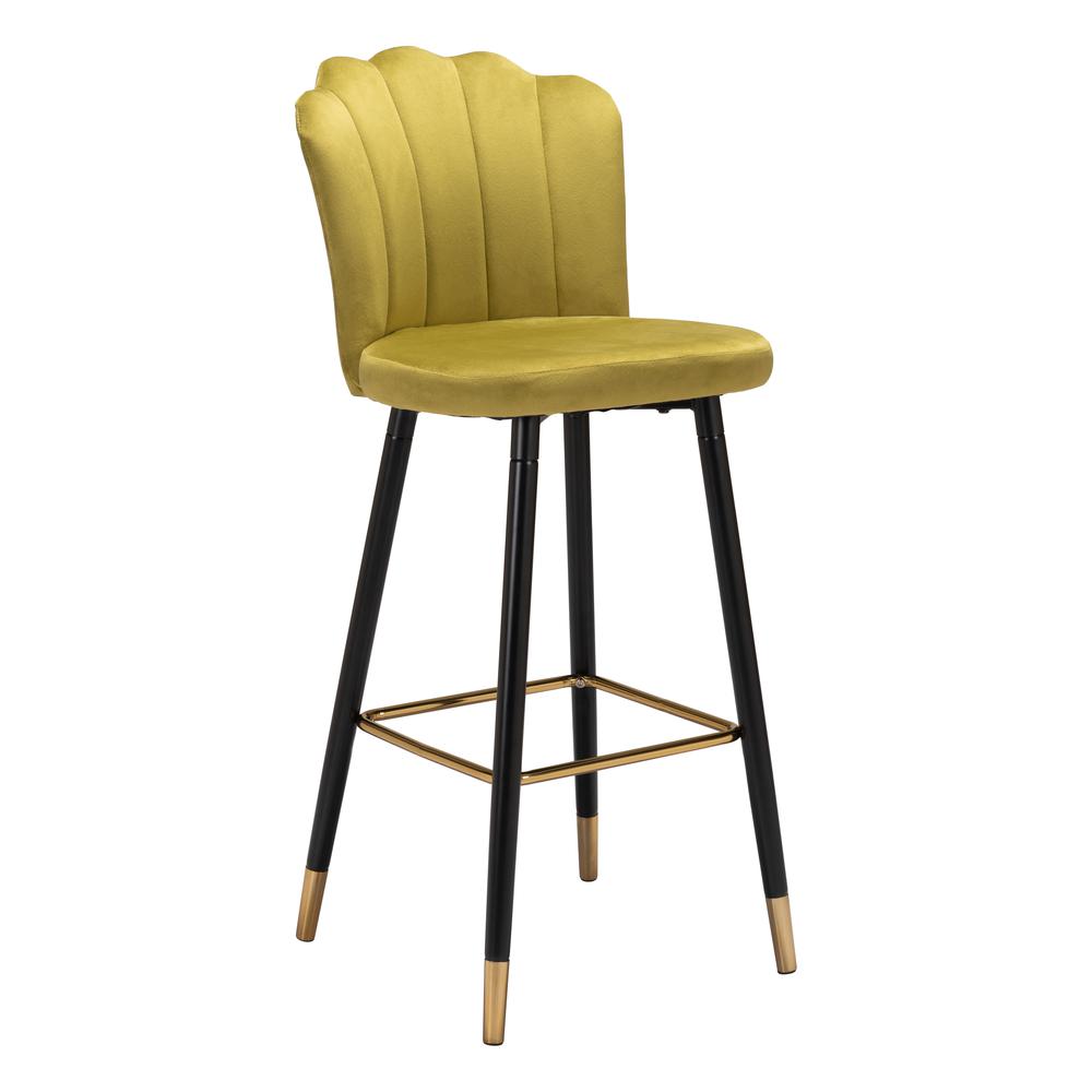 Zinclair Bar Chair Yellow. Picture 1