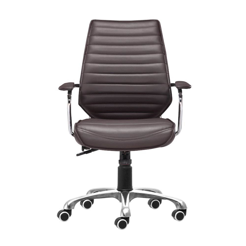 Enterprise Low Back Office Chair Espresso. Picture 3
