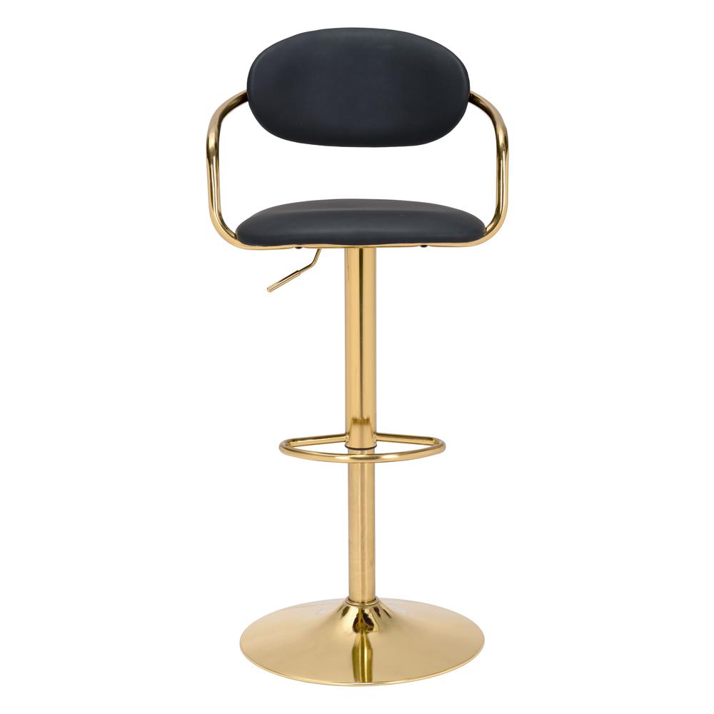 Gusto Barstool Black & Gold. Picture 3