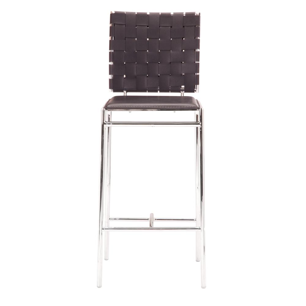 Criss Cross Counter Chair (Set of 2) Espresso. Picture 4