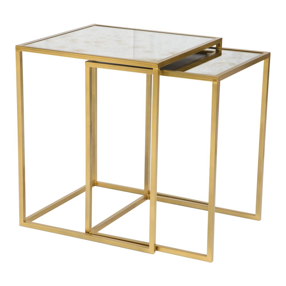 Nesting Tables Brass. Picture 1