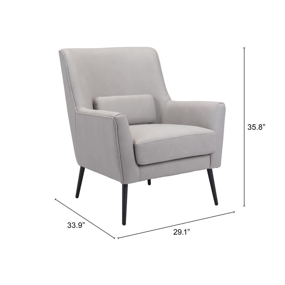 Ontario Accent Chair Gray. Picture 7