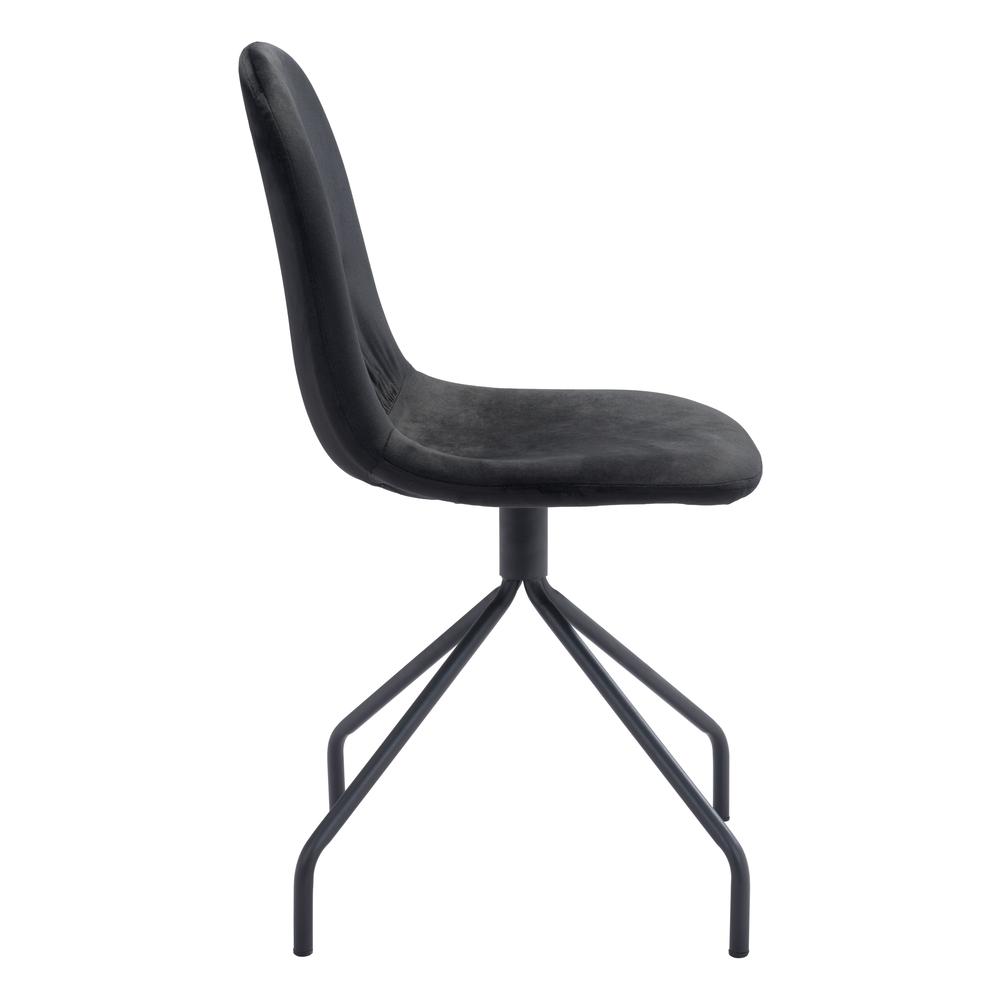 Slope Dining Chair (Set of 2) Black. Picture 3