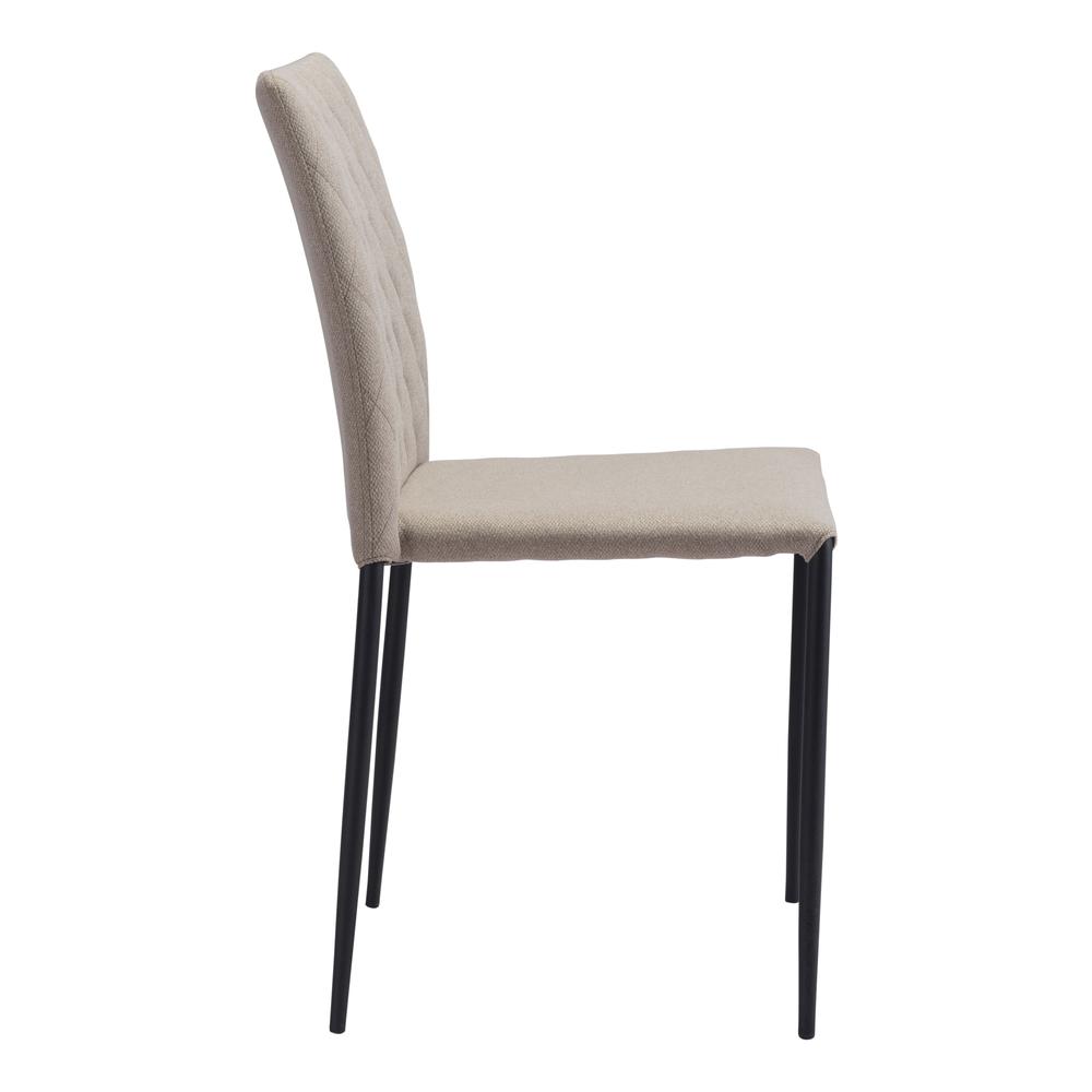 Harve Dining Chair (Set of 2) Beige. Picture 3