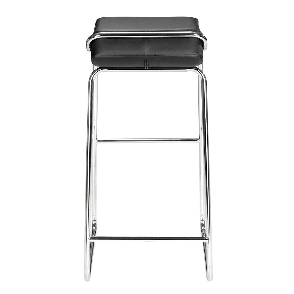 Wedge Barstool (Set of 2) Black. Picture 3