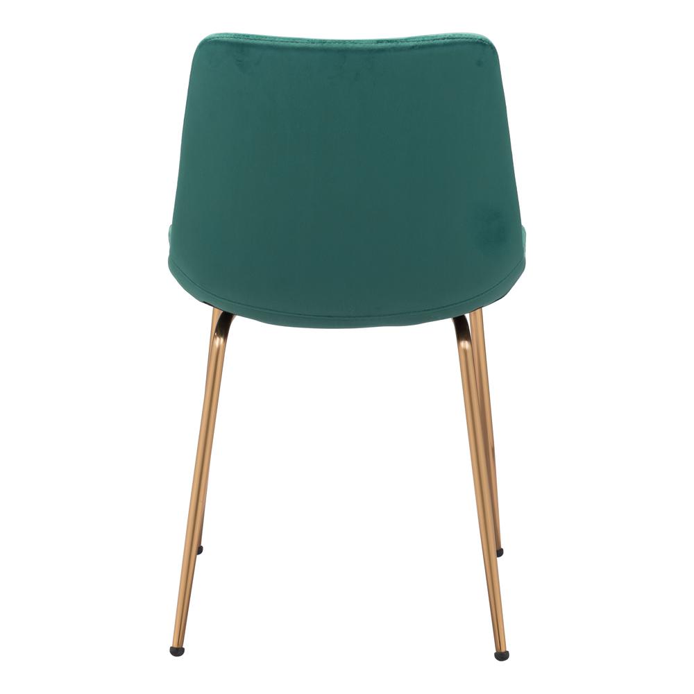Tony Dining Chair (Set of 2) Green & Gold. Picture 5