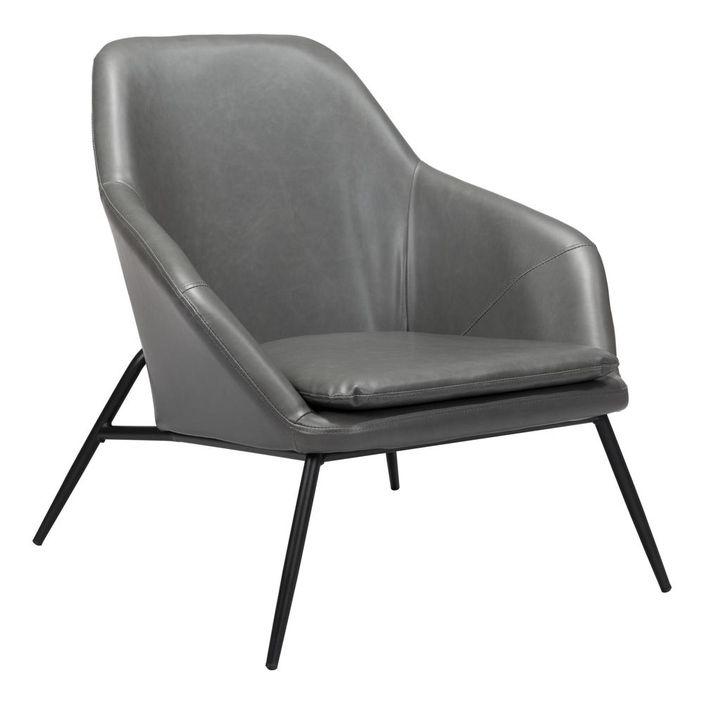 Gray Comfort Accent Chair, Belen Kox. Picture 1