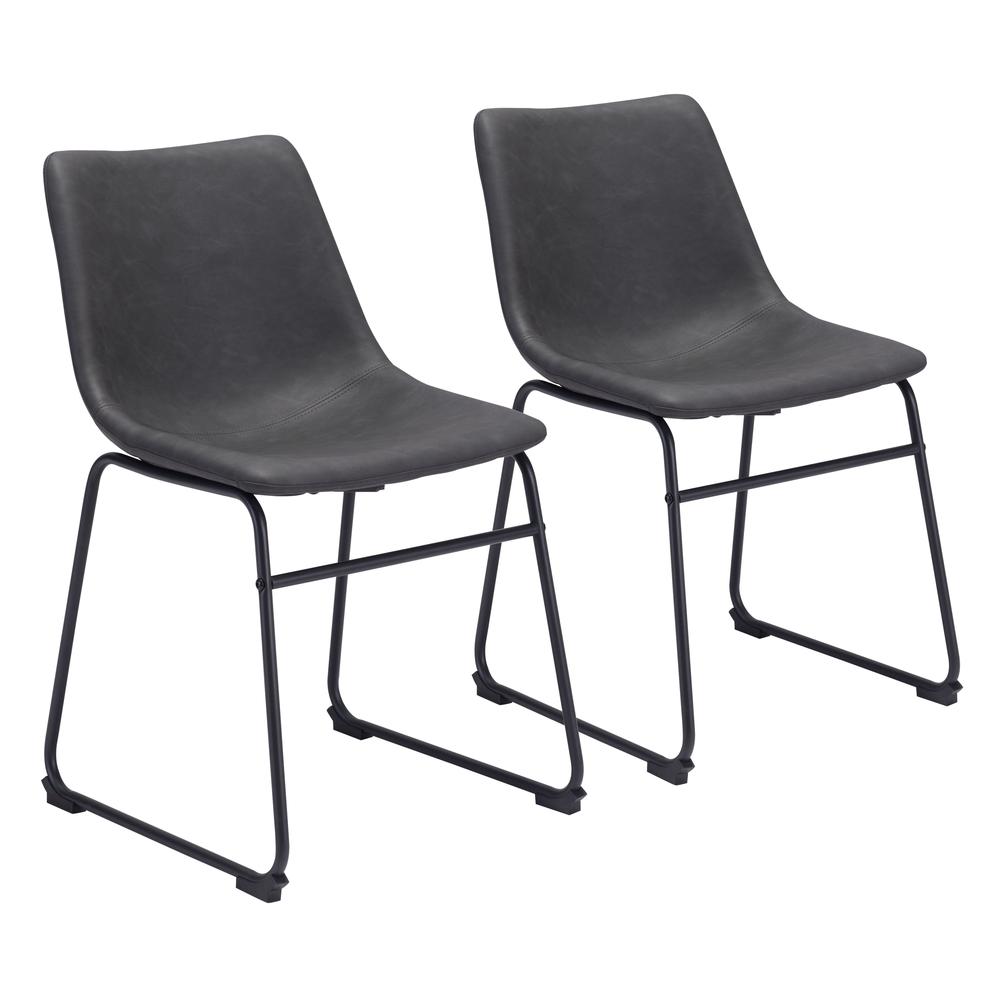 Smart Dining Chair (Set of 2) Charcoal. Picture 1
