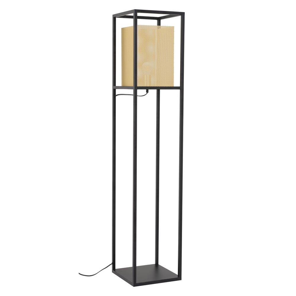 Yves Floor Lamp Gold & Black. Picture 2