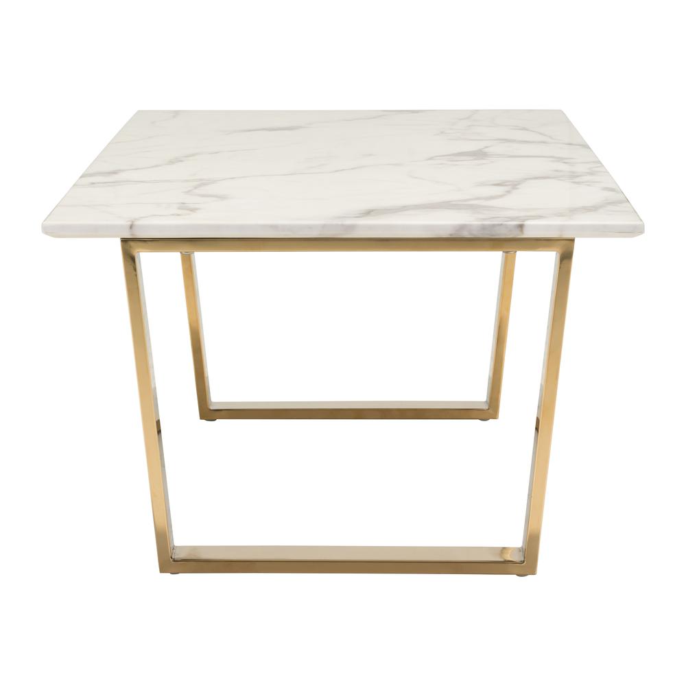 Atlas Coffee Table White & Gold. Picture 2