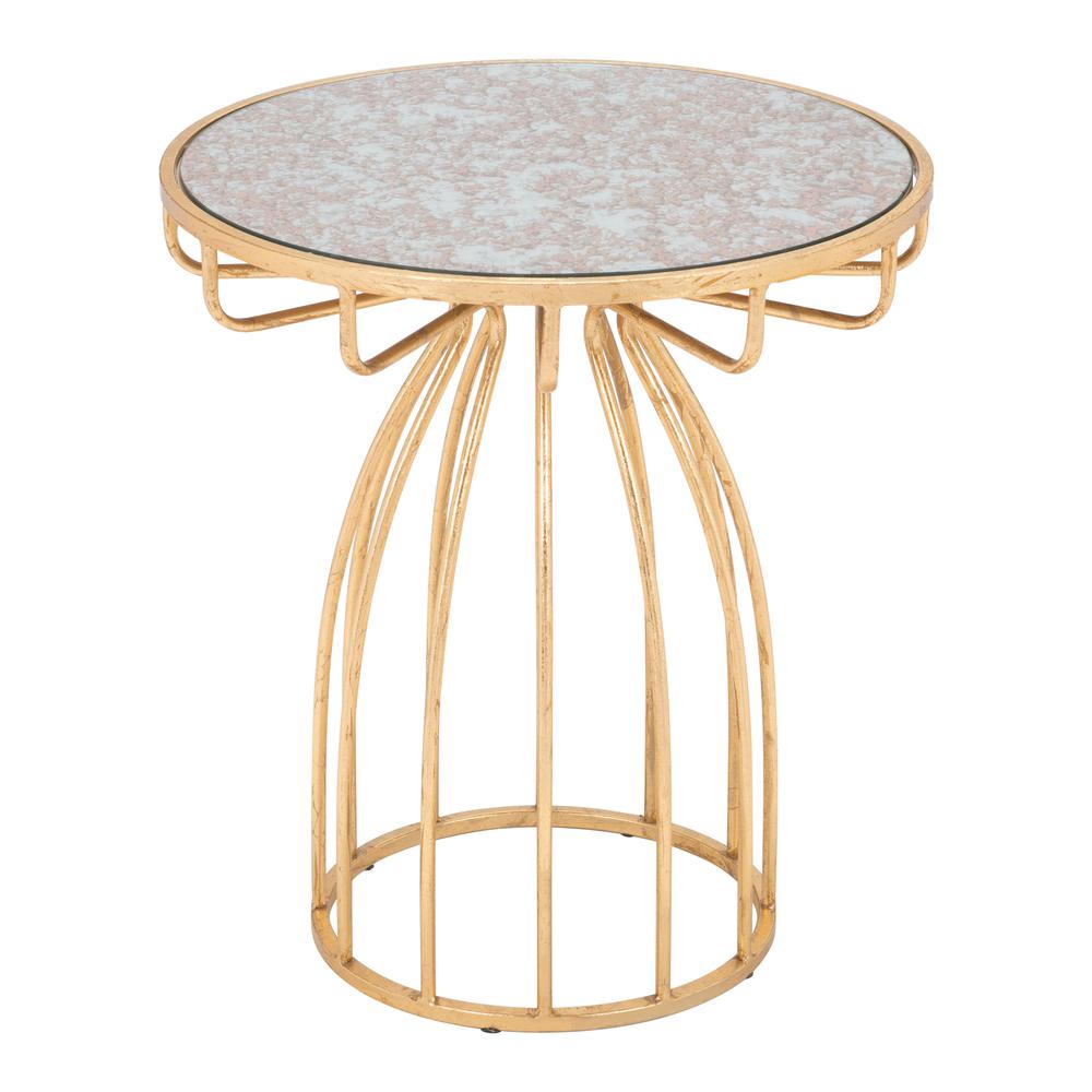 Silo Side Table Gold. Picture 2
