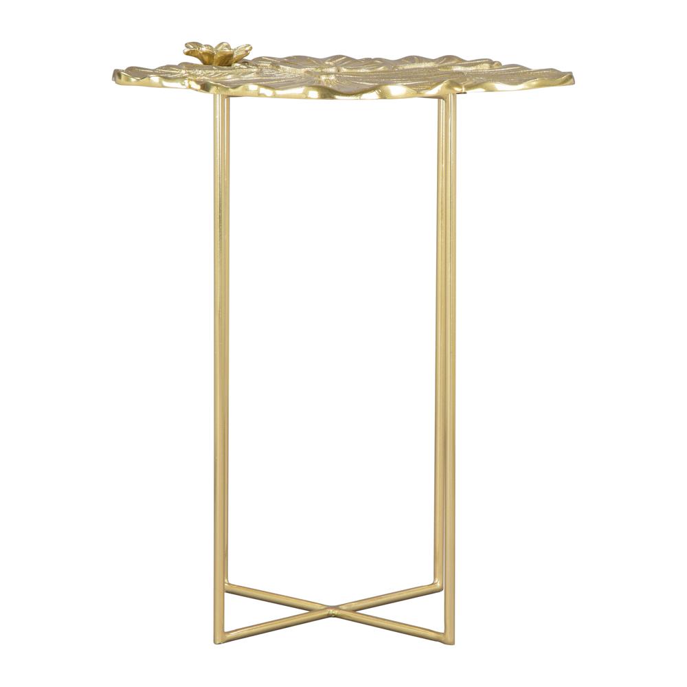Lotus Side Table Gold. Picture 4