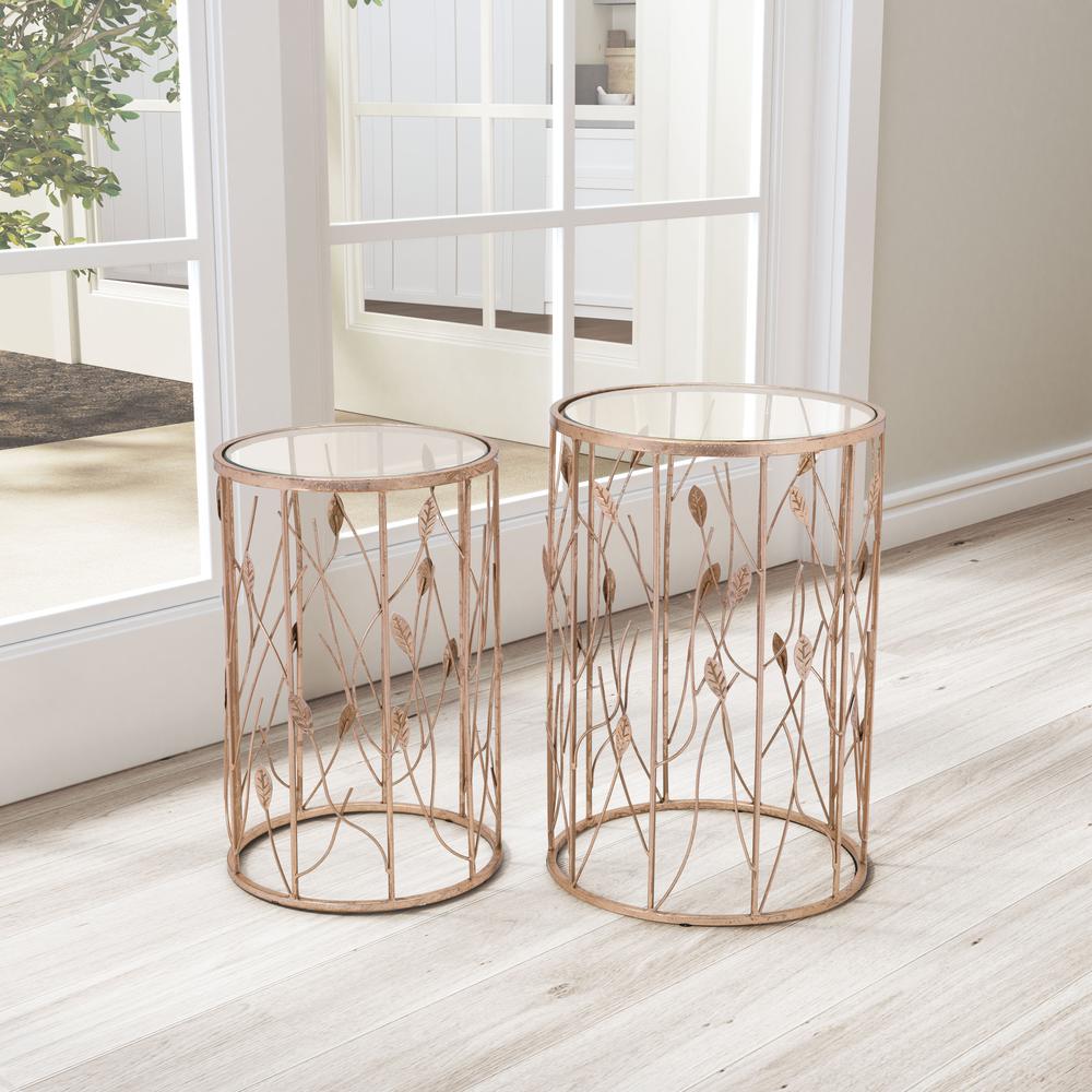 Sage Side Table Set (2-Piece) Gold. Picture 6