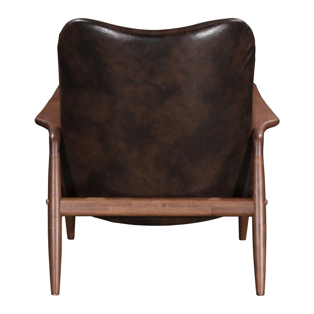 Bully Lounge Chair & Ottoman Brown. Picture 5