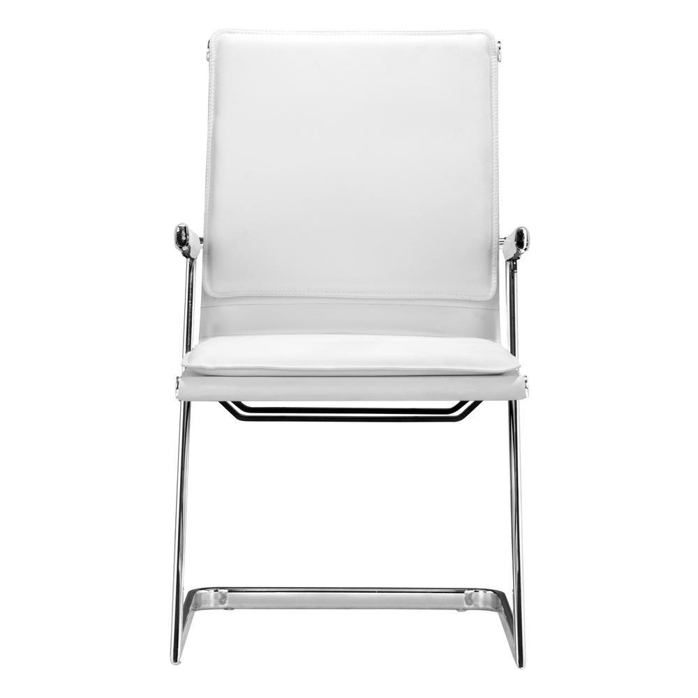 Lider Plus Conference Chair (Set of 2) White. Picture 4