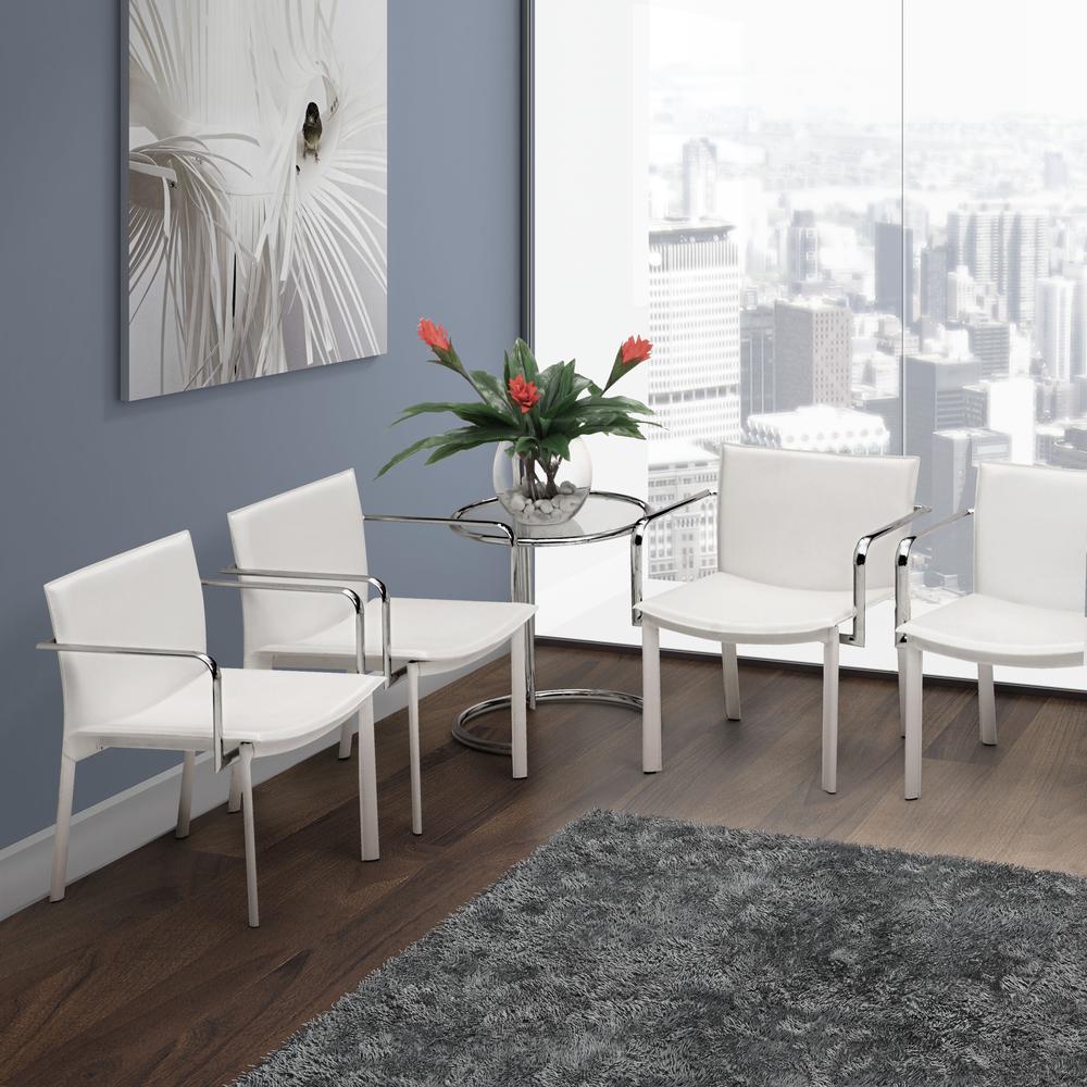 Gekko Conference Chair (Set of 2) White. Picture 7