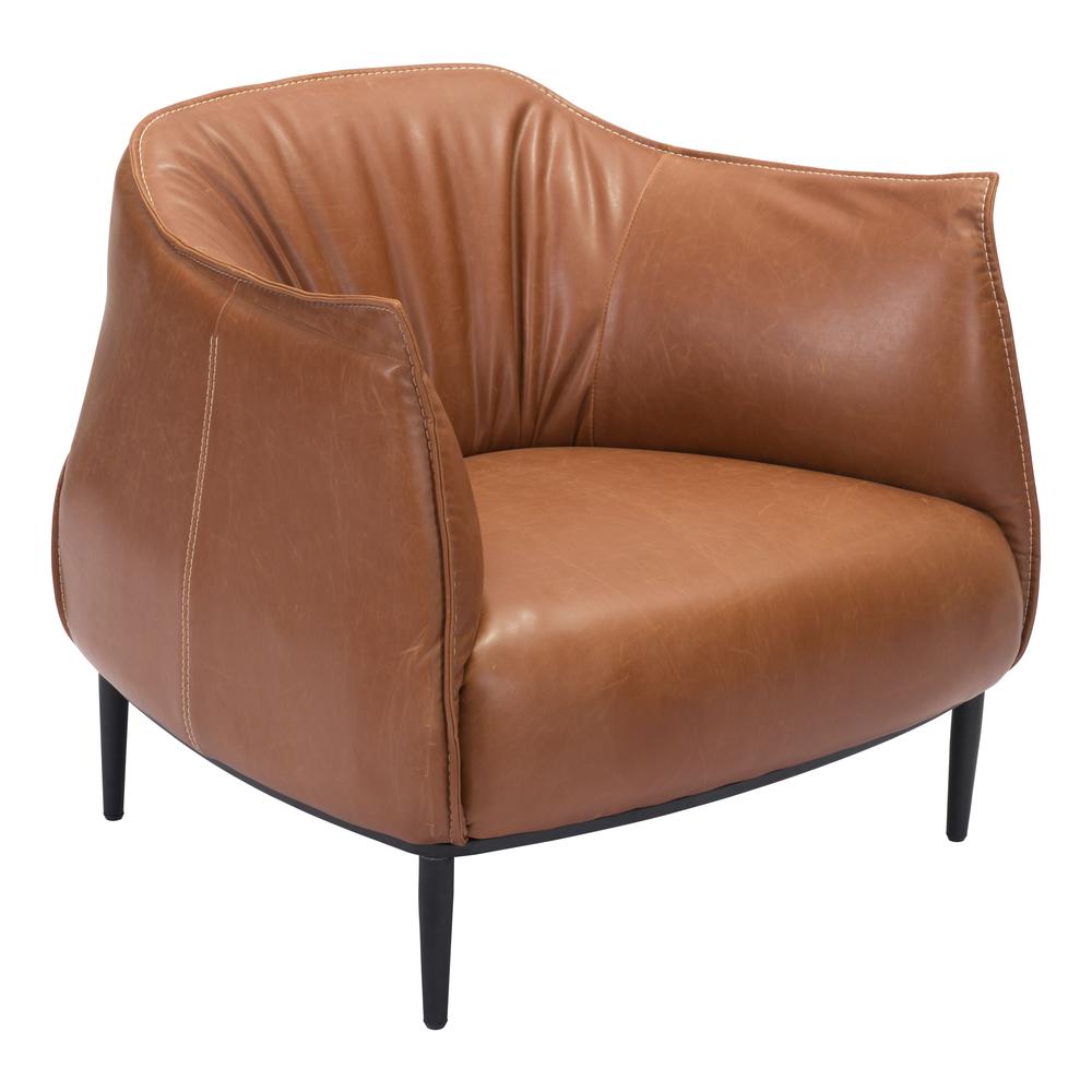 Julian Accent Chair Brown. Picture 1