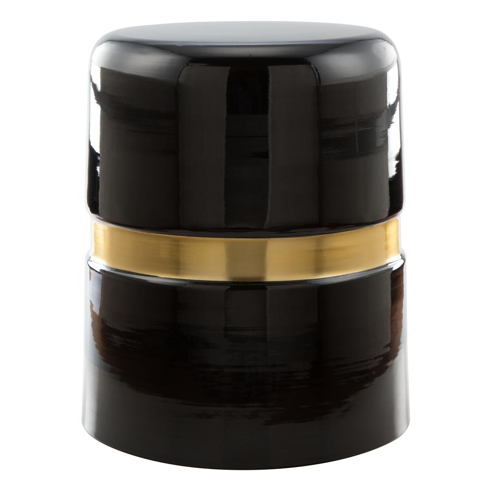 Density Side Table Black & Gold. Picture 2