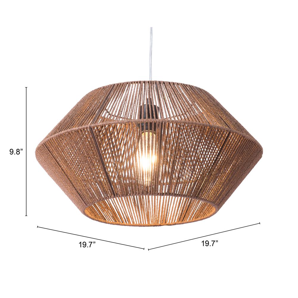 Kendrick Ceiling Lamp Brown. Picture 8