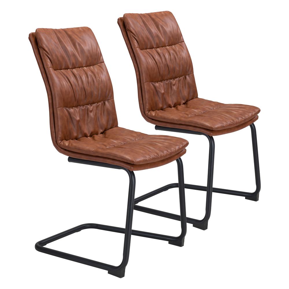 Sharon Dining Chair (Set of 2) Vintage Brown. Picture 1