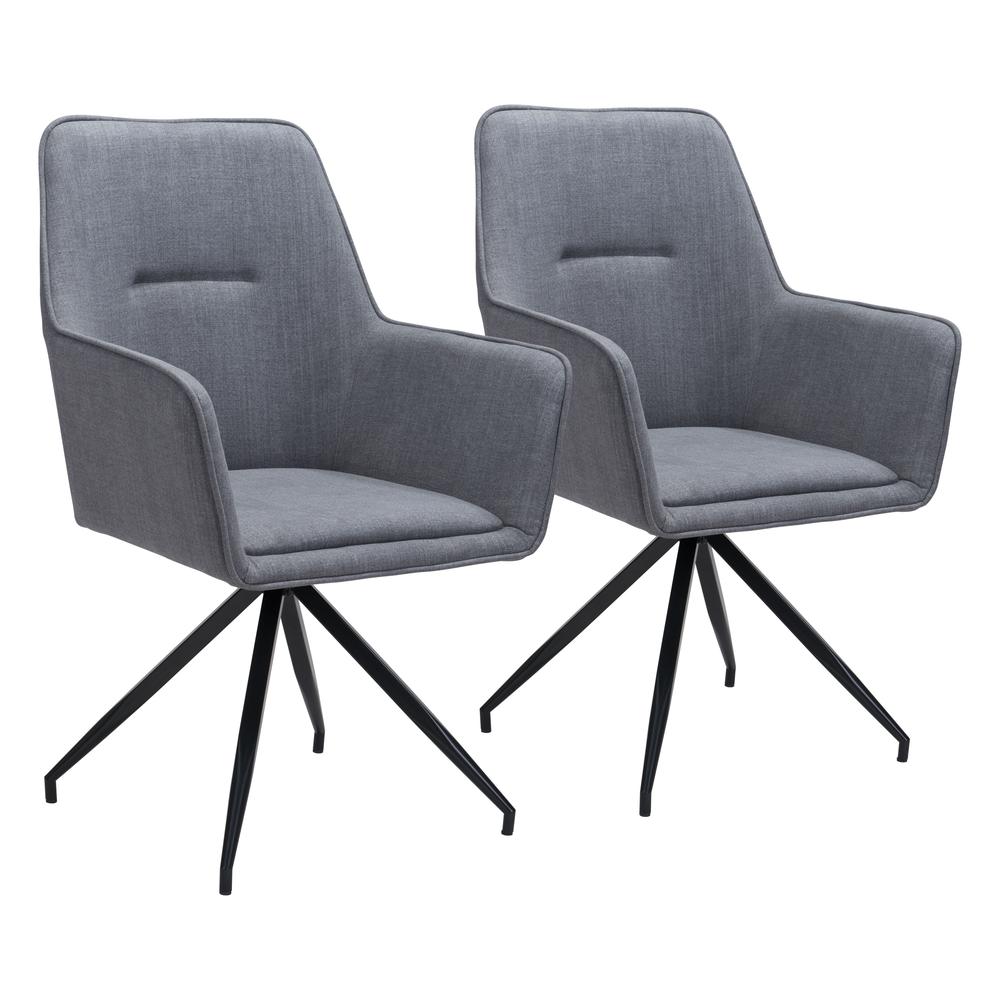 Watkins Dining Chair (Set of 2) Gray. The main picture.