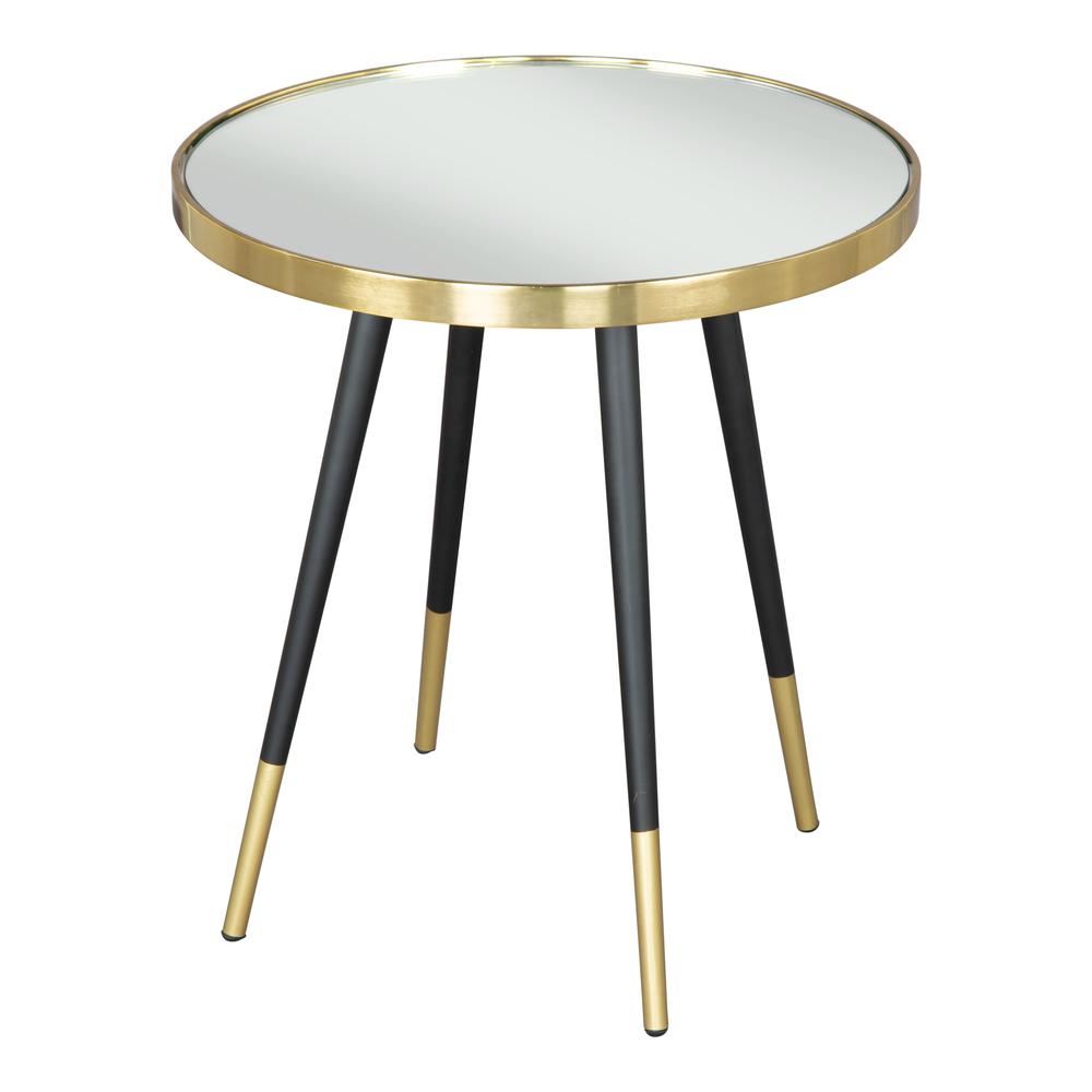 Particle Side Table Gold & Black. Picture 4