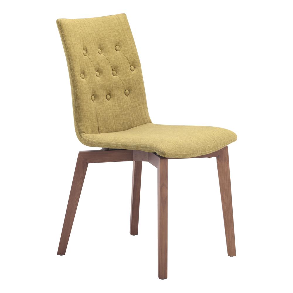 Orebro Dining Chair (Set of 2) Pea Green. Picture 2
