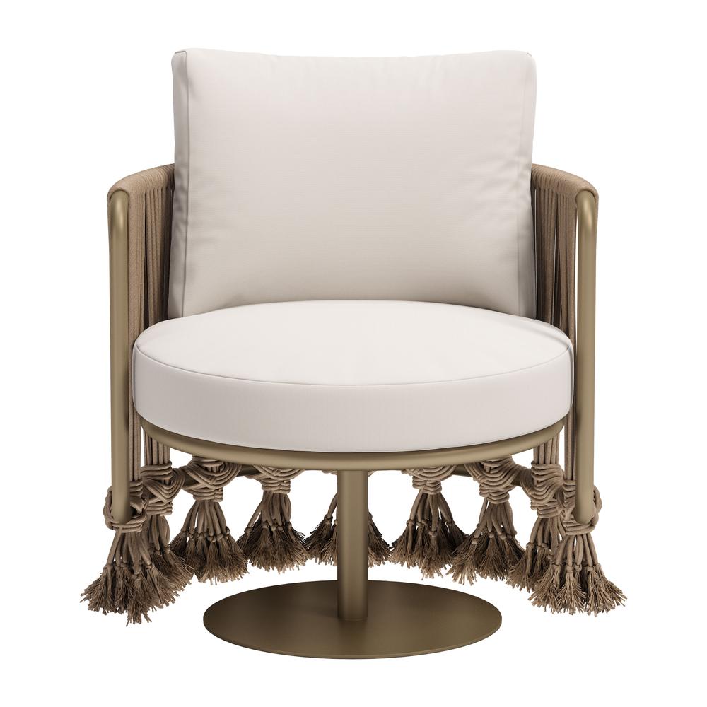 Uzel Accent Chair White. Picture 6