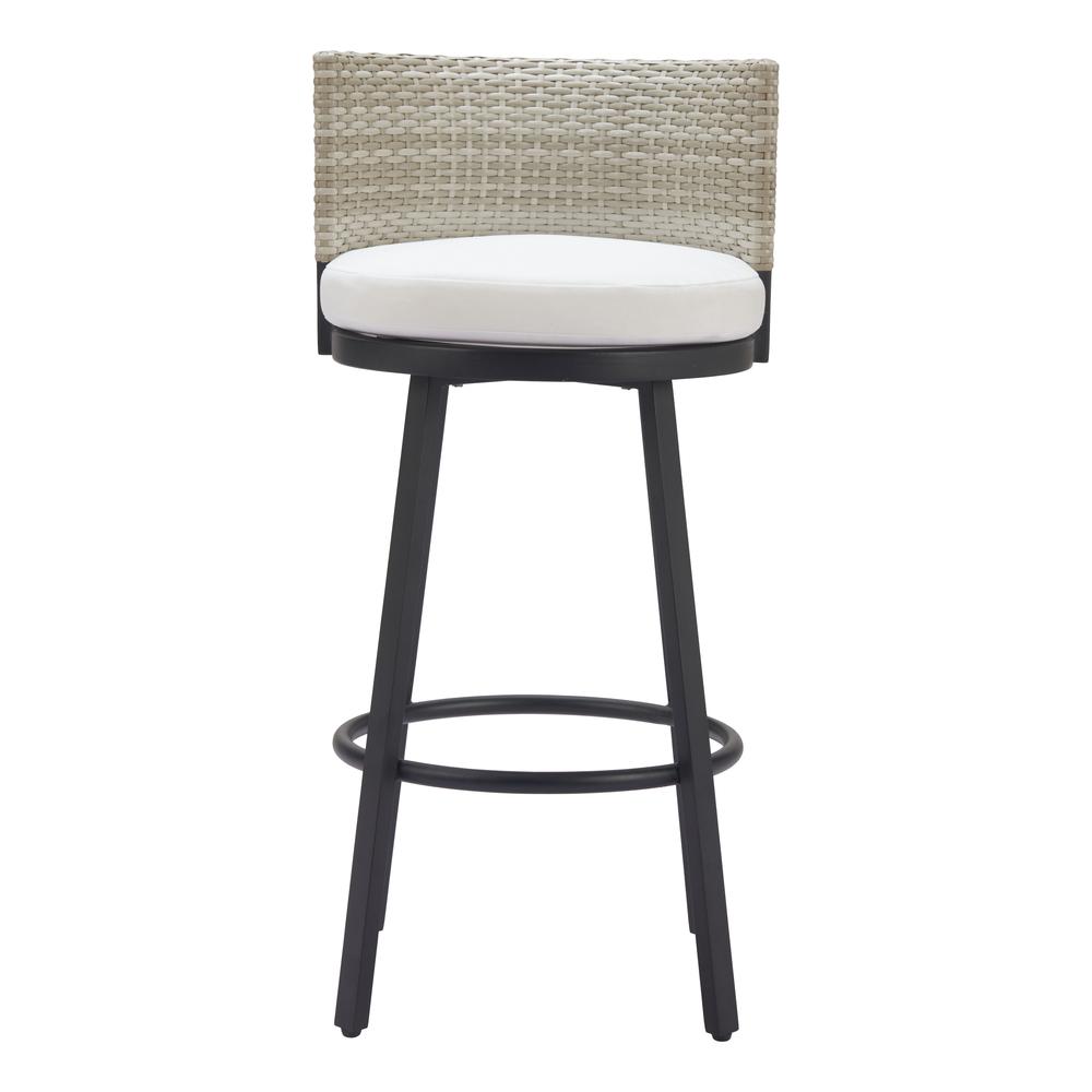 Midnight Wave Barstool White. Picture 5