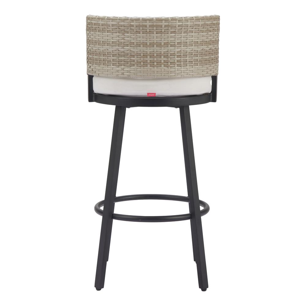 Midnight Wave Barstool White. Picture 6